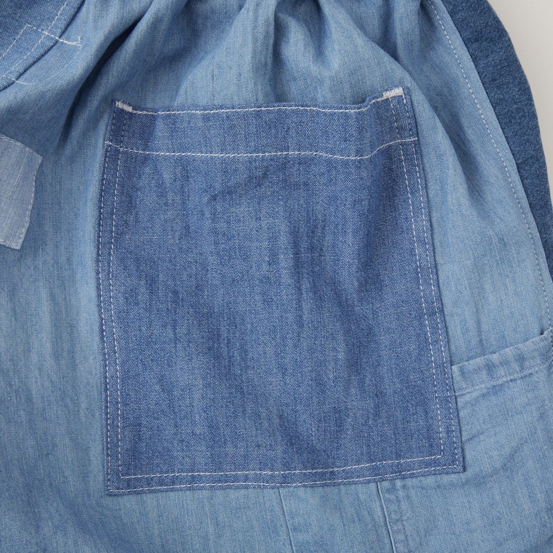 ODDMENT [オッドメント] ライトデニム リメイクショートパンツ [EASY-SHORTS-DENIM] ASST