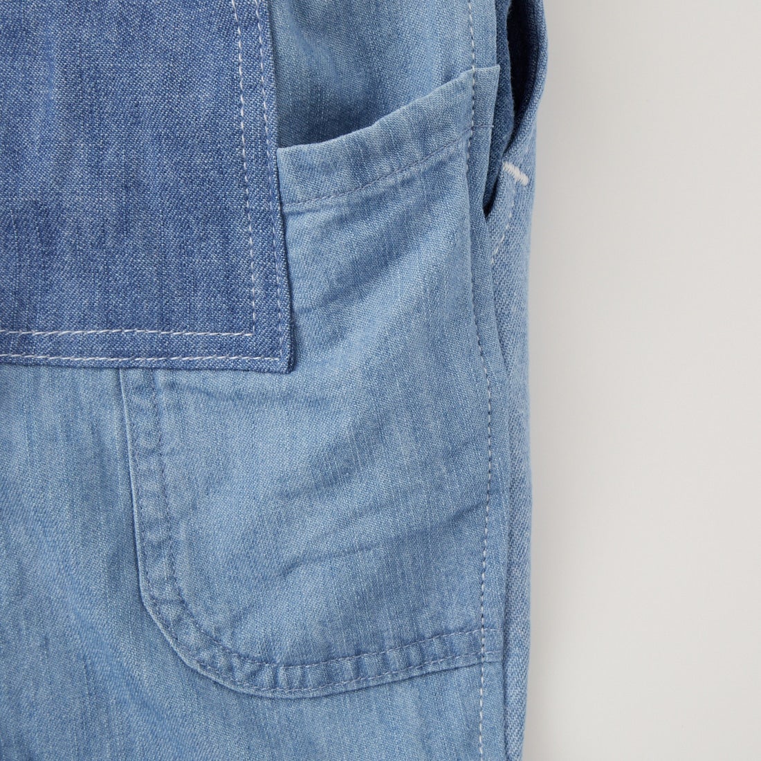 ODDMENT [オッドメント] ライトデニム リメイクショートパンツ [EASY-SHORTS-DENIM] ASST