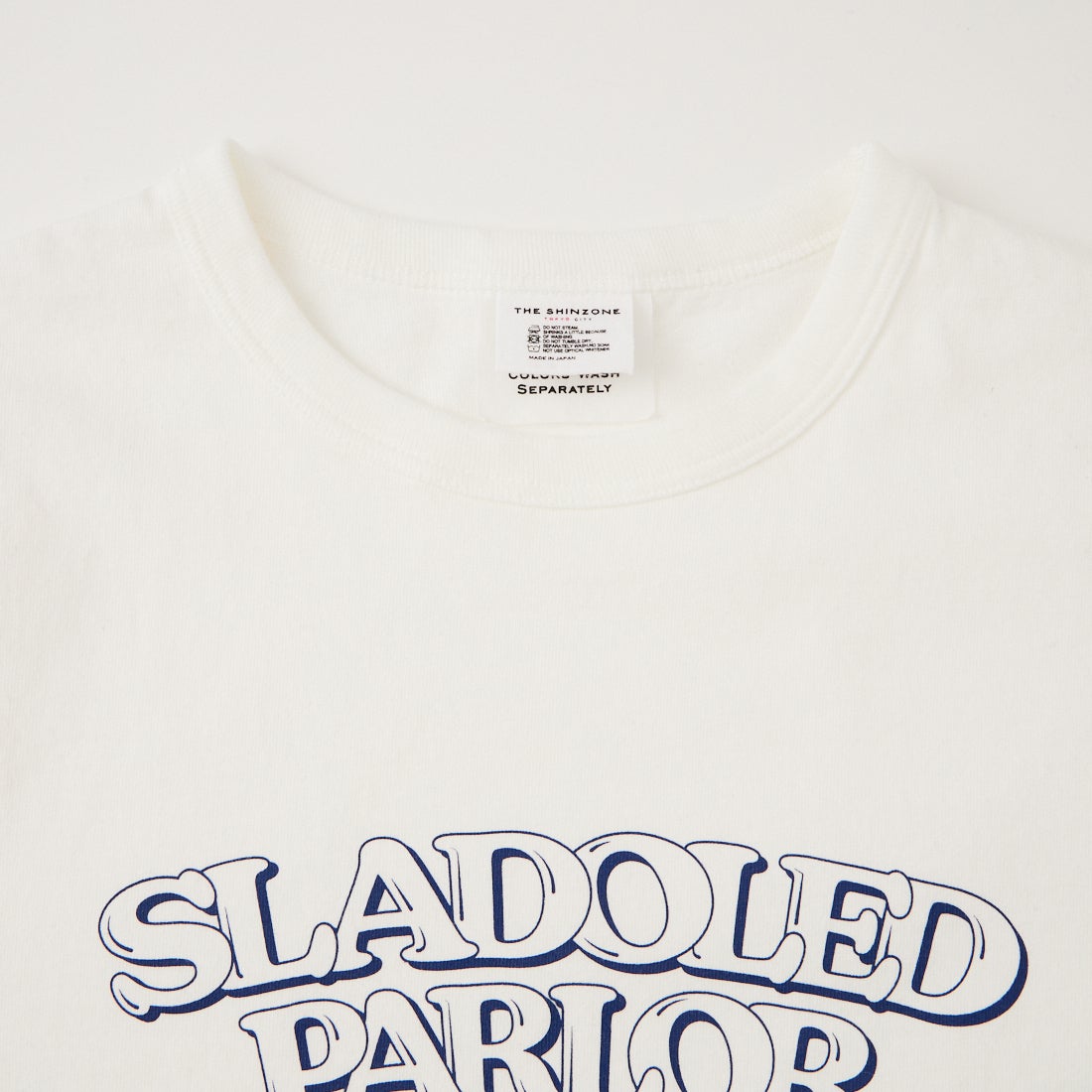 THE SHINZONE [ザ シンゾーン] SLADOLED PARLOR Tシャツ [26MMSCU06] 01 WHITE
