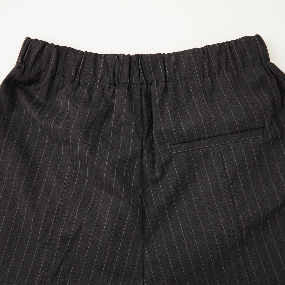 WILLFULLY [ウィルフリー] ラップタックストライプパンツ [2611-PT-09] BLACK