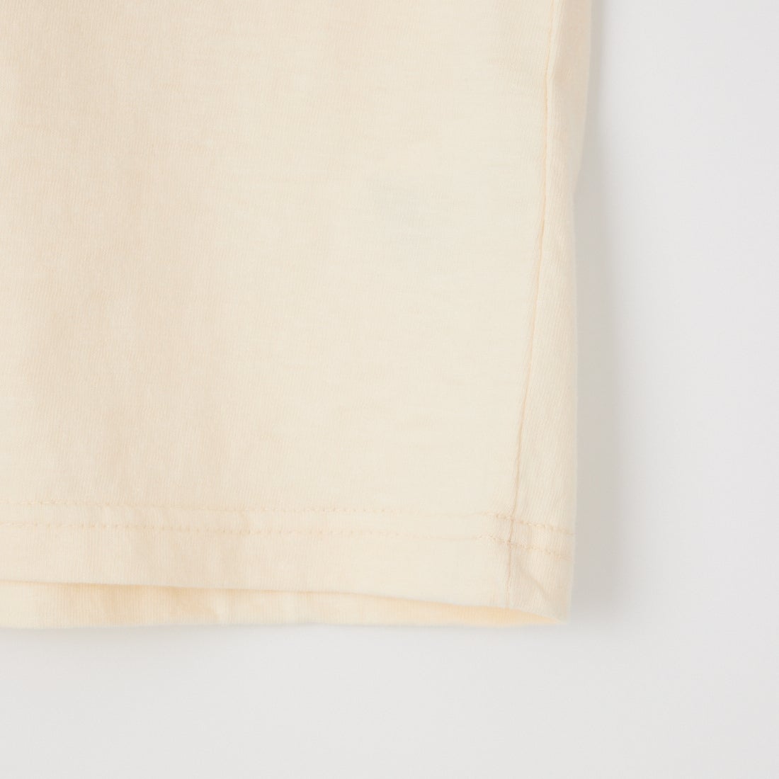 The Endless Summer [エンドレスサマー] オーガニックコットン フロッキープリント フィットTシャツ [FH-26574406] 05 IVORY
