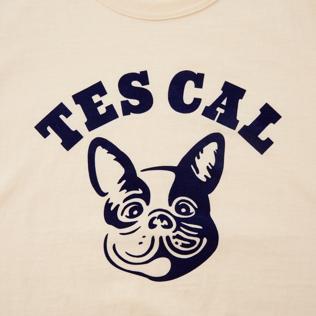 The Endless Summer [エンドレスサマー] オーガニックコットン フロッキープリント フィットTシャツ [FH-26574406] 05 IVORY