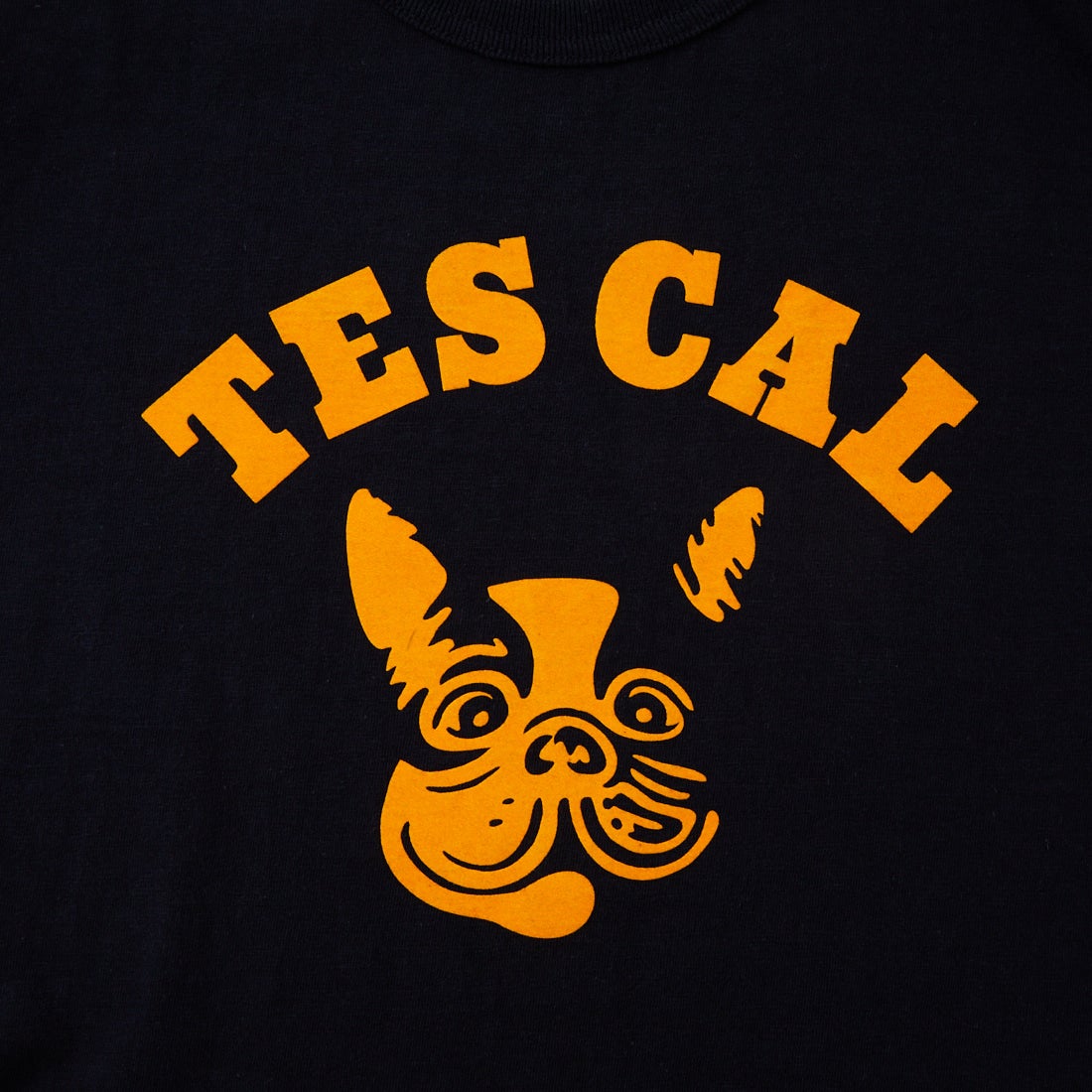 The Endless Summer [エンドレスサマー] オーガニックコットン フロッキープリント フィットTシャツ [FH-26574406] 60 NAVY