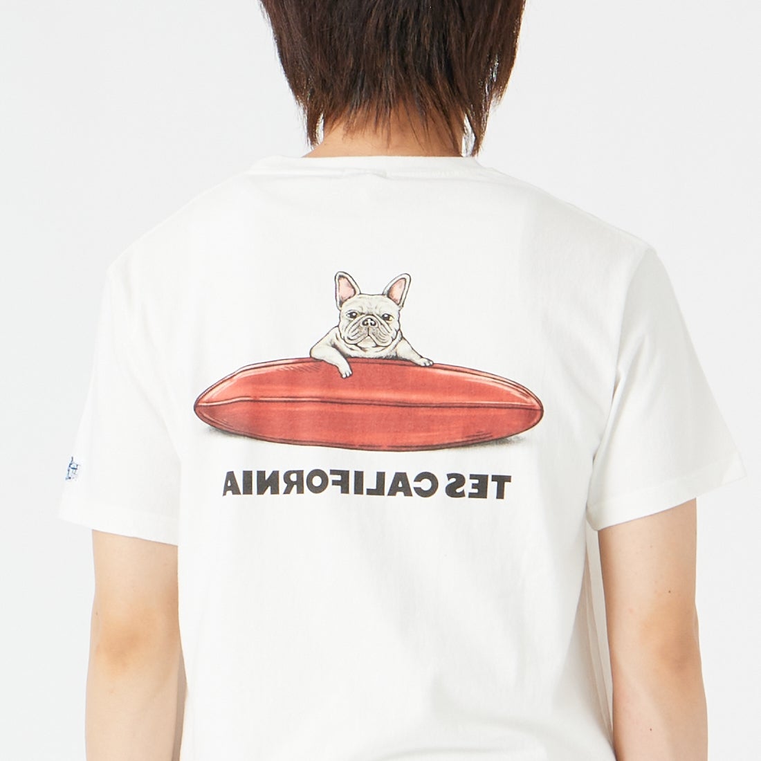 The Endless Summer [エンドレスサマー] BUHI サーファーTシャツ [FH-26574345] 07 WHITE &&モデル身長：177cm 着用サイズ：M&&