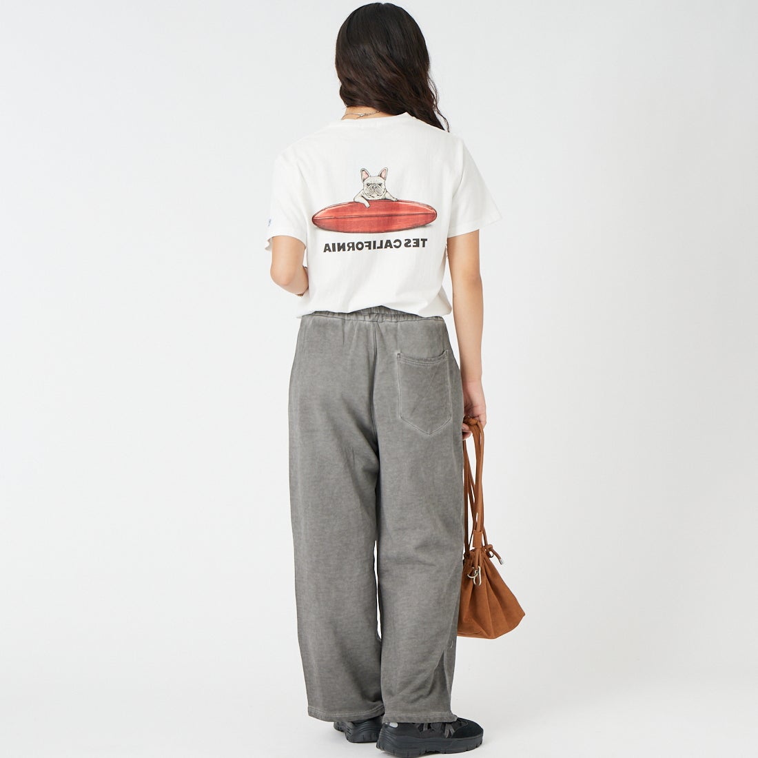 The Endless Summer [エンドレスサマー] BUHI サーファーTシャツ [FH-26574345] 07 WHITE &&モデル身長：162cm 着用サイズ：S&&