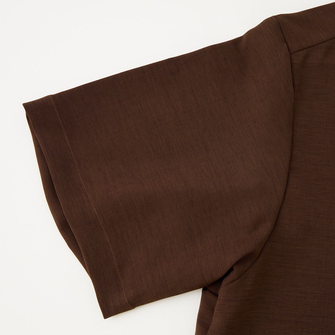 MANUAL ALPHABET [マニュアルアルファベット] リラクシオンツイルワイドショートスリーブシャツ [MA-S-842] BROWN
