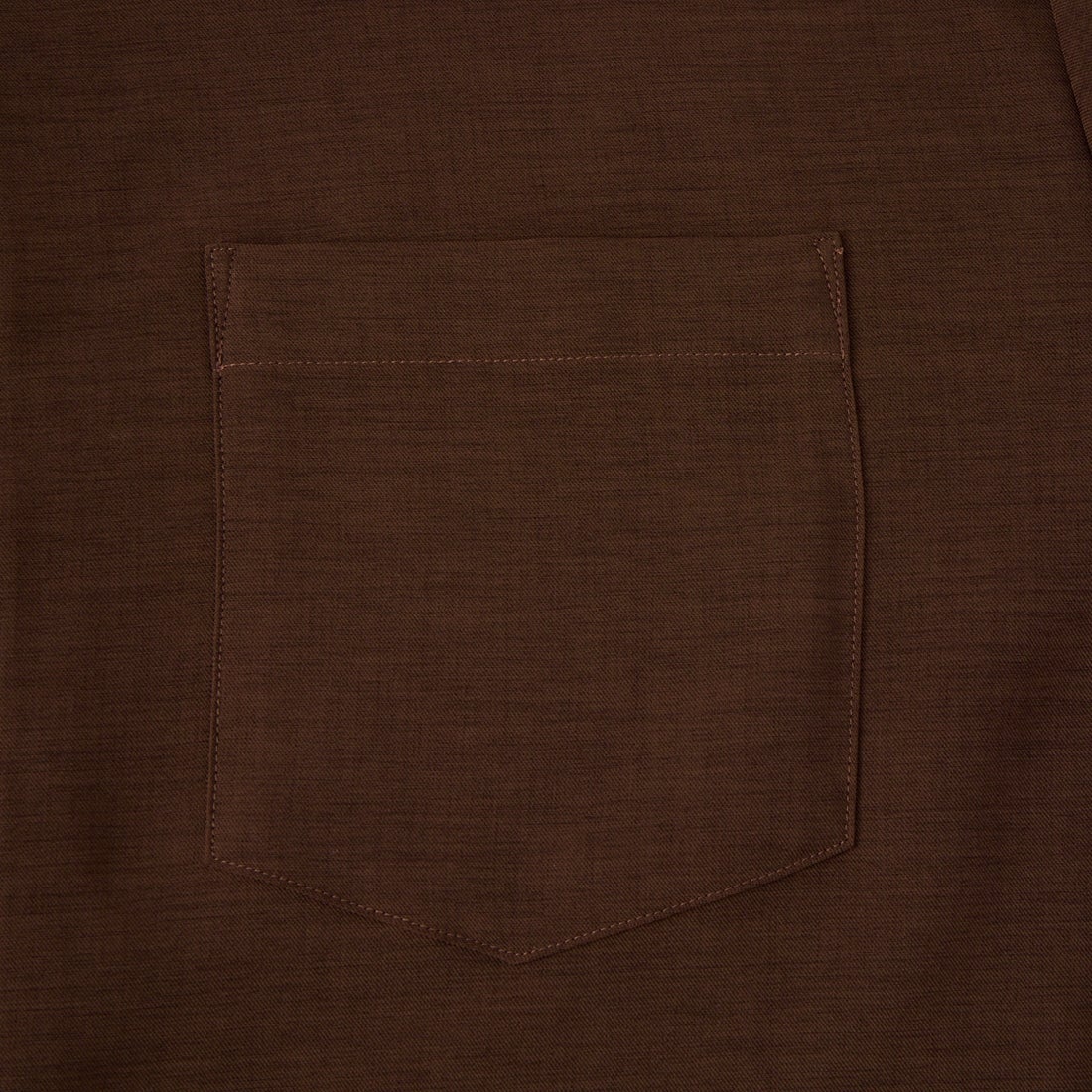 MANUAL ALPHABET [マニュアルアルファベット] リラクシオンツイルワイドショートスリーブシャツ [MA-S-842] BROWN