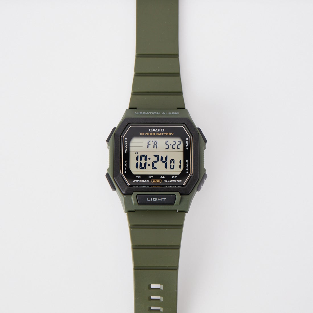 CASIO [カシオ] デジタルウォッチ [W-738H-3AJF] OLIVE
