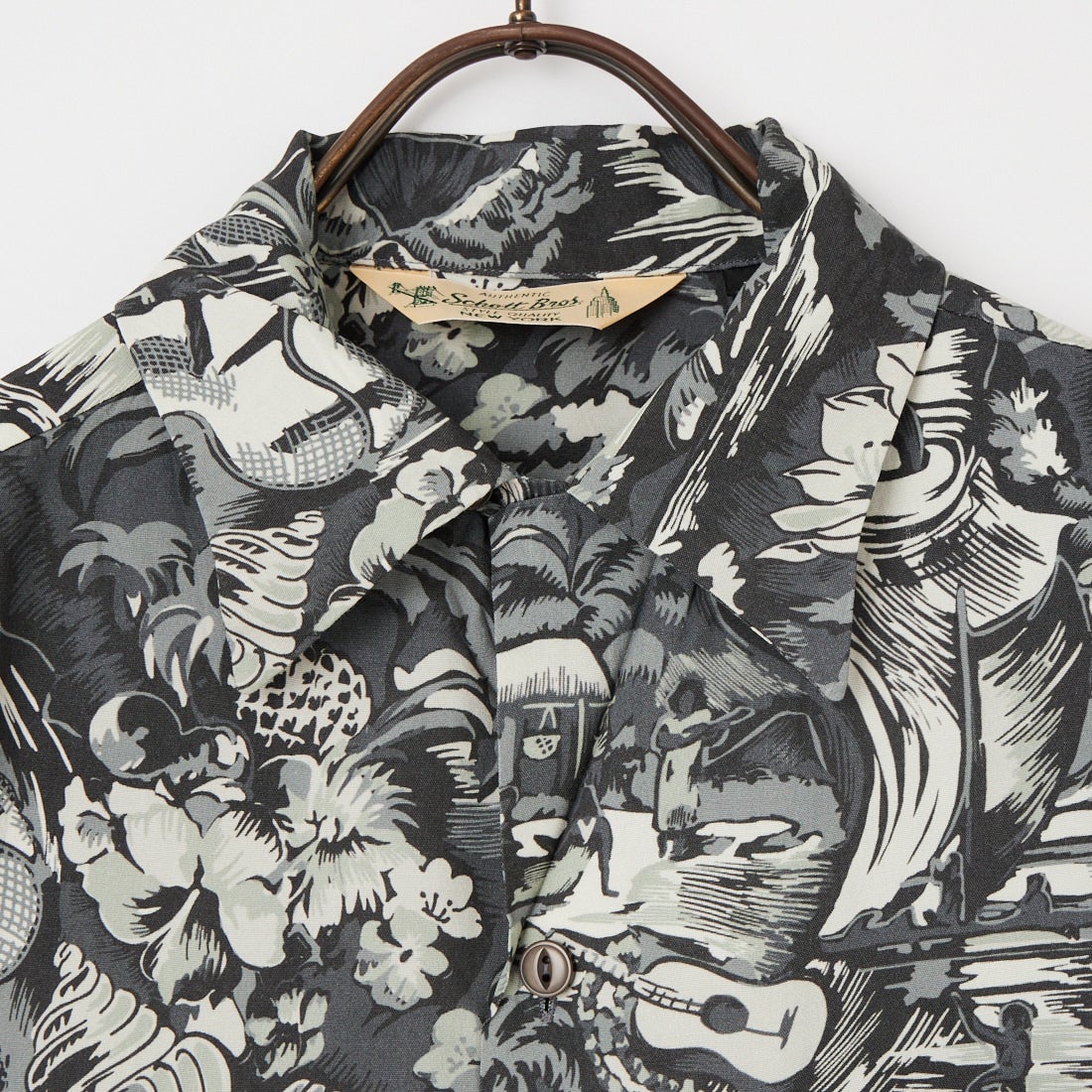 Schott [ショット] Schott×PJ ウォーターバレーレーヨンシャツ [7826123012] 010 BLACK