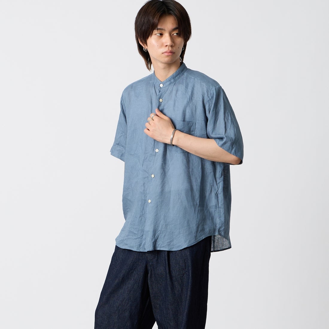 BLUE&&モデル身長：177cm 着用サイズ：2&&
