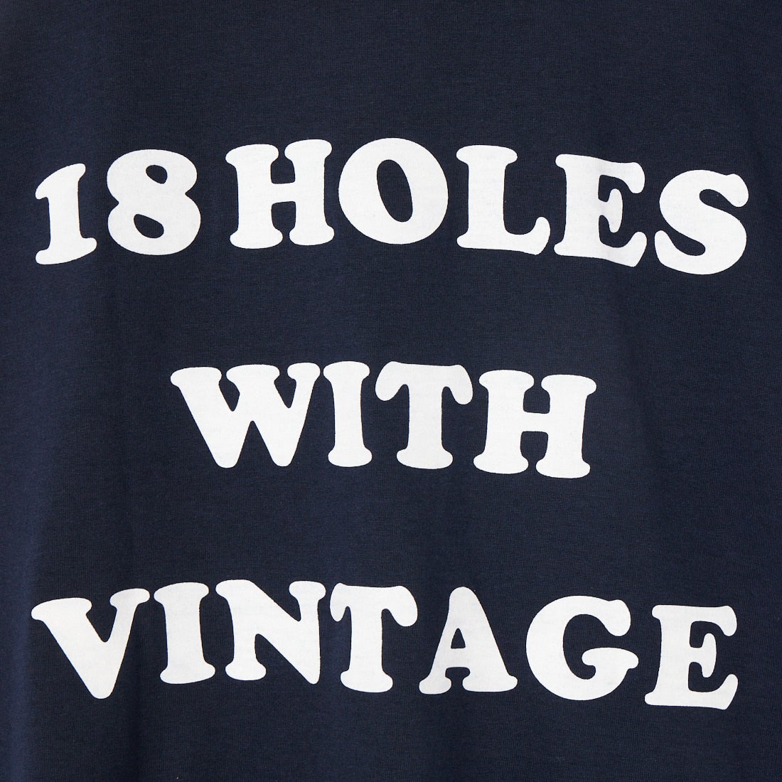 NEW VINTAGE GOLF [ニュービンテージゴルフ] 18 HOLE WITH VINTAGE ショートスリーブTシャツ [NVG-0505] NAVY
