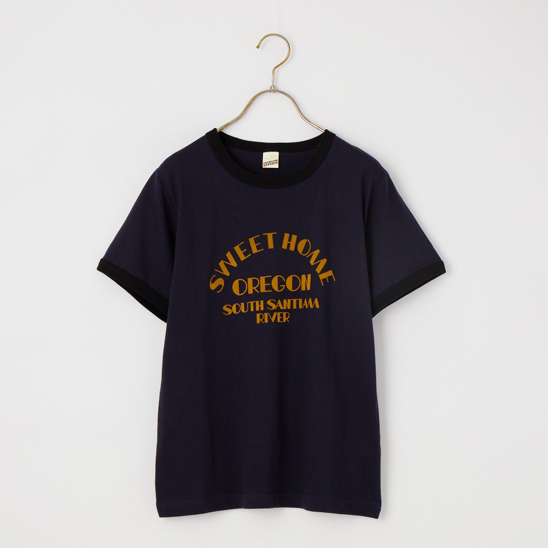 SCREEN STARS [スクリーンスターズ] 別注 プリントリンガーTシャツ [2622-232IN-JF] NAVY