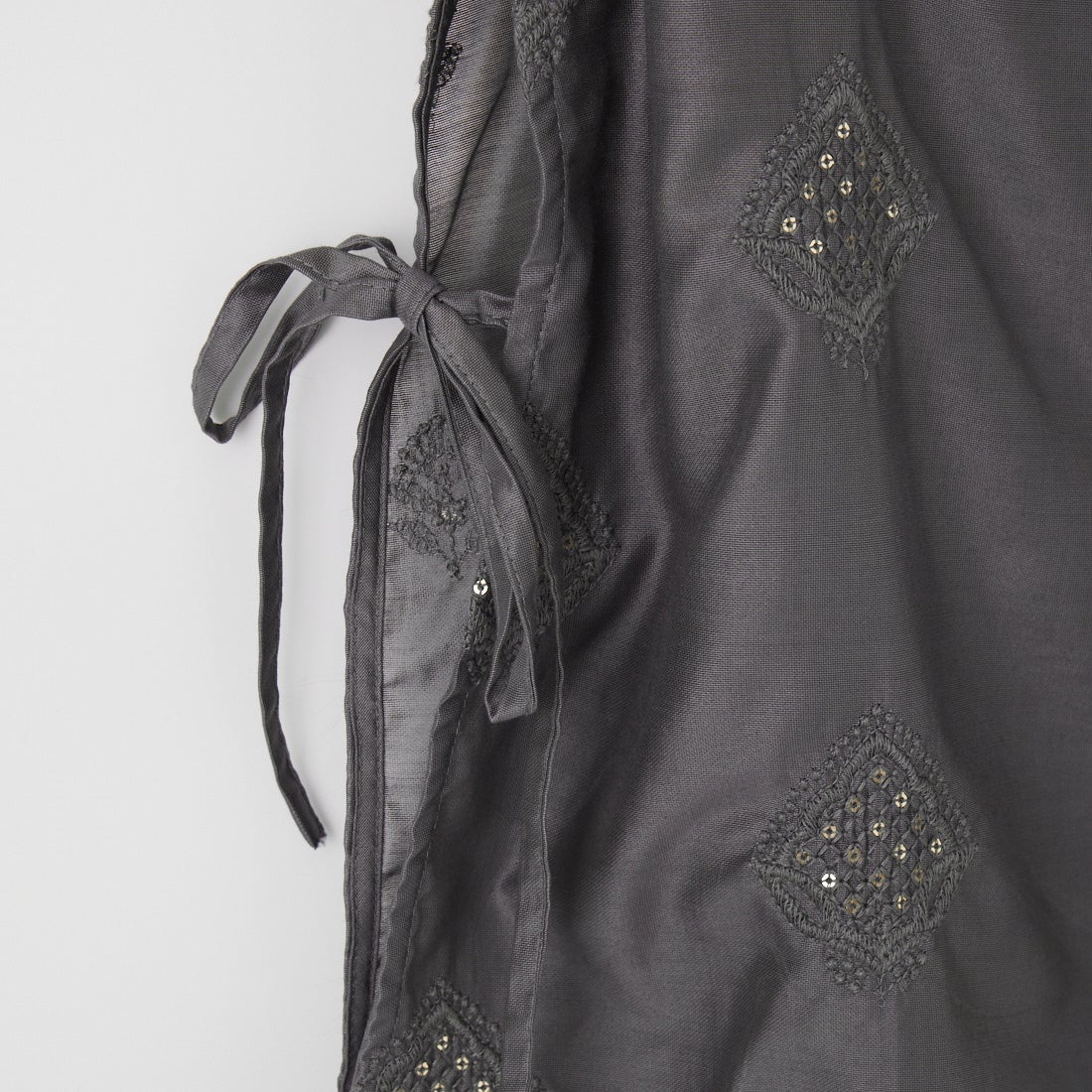 TORRAZZO DONNA [トラッゾドンナ] インド刺繍レイヤード2WAYトップス [6266-319] 13 GRAY