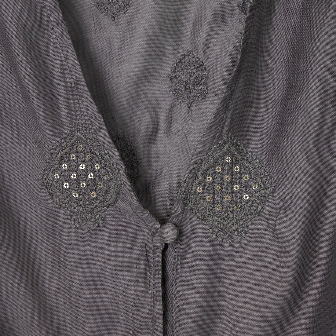 TORRAZZO DONNA [トラッゾドンナ] インド刺繍レイヤード2WAYトップス [6266-319] 13 GRAY