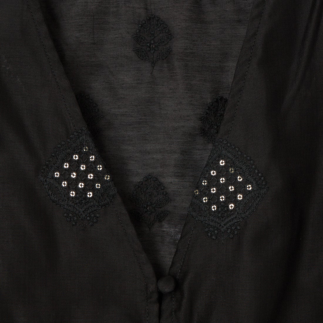 TORRAZZO DONNA [トラッゾドンナ] インド刺繍レイヤード2WAYトップス [6266-319] 19 BLACK