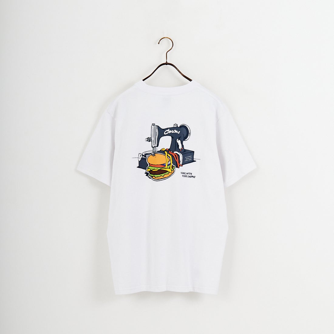CHUMS [チャムス] ハンドメイドハンバーガーTシャツ [CH01-2740] W001 WHITE