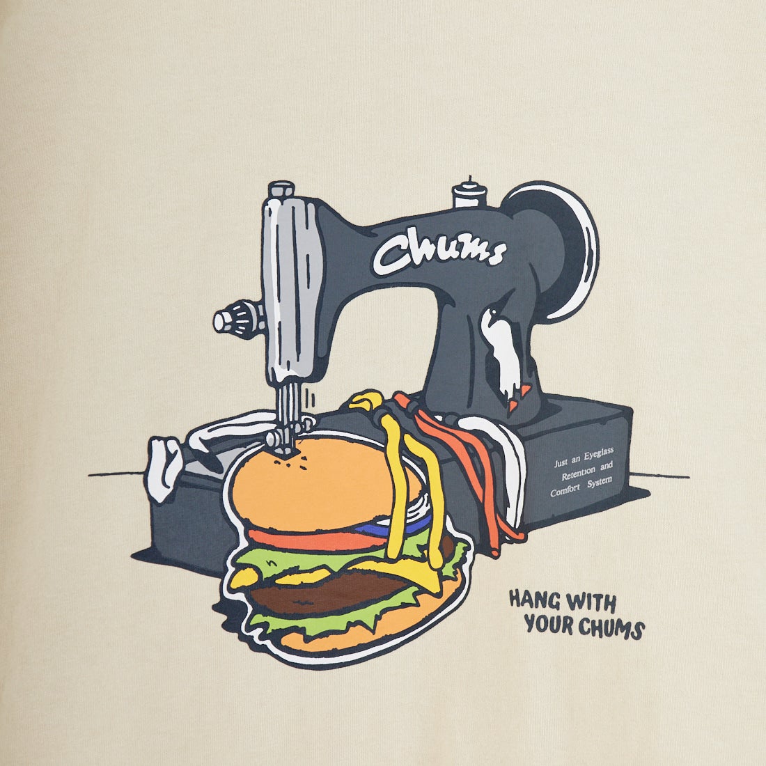 CHUMS [チャムス] ハンドメイドハンバーガーTシャツ [CH01-2740] G057 GREIG