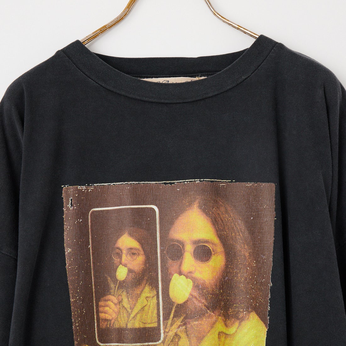 REMI RELIEF [レミレリーフ] 別注 SP加工ビッグプリントTシャツ ART [RN30389157-JF] BLACK