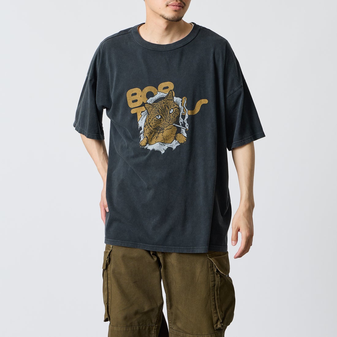 BLACK&&モデル身長：168cm 着用サイズ：M&&