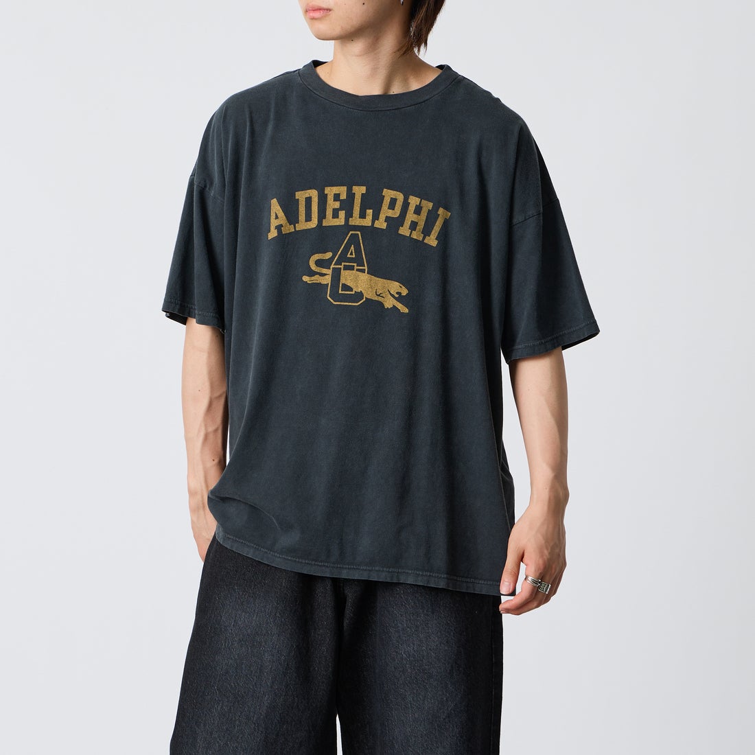 BLACK&&モデル身長：177cm 着用サイズ：M&&