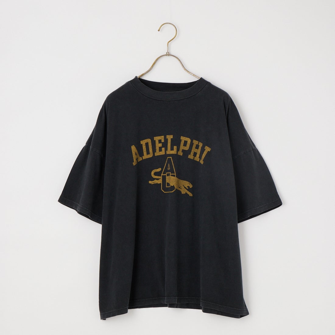 REMI RELIEF [レミレリーフ] 別注 SP加工ビッグプリントTシャツ ADELPHI [RN30389141-JF] BLACK