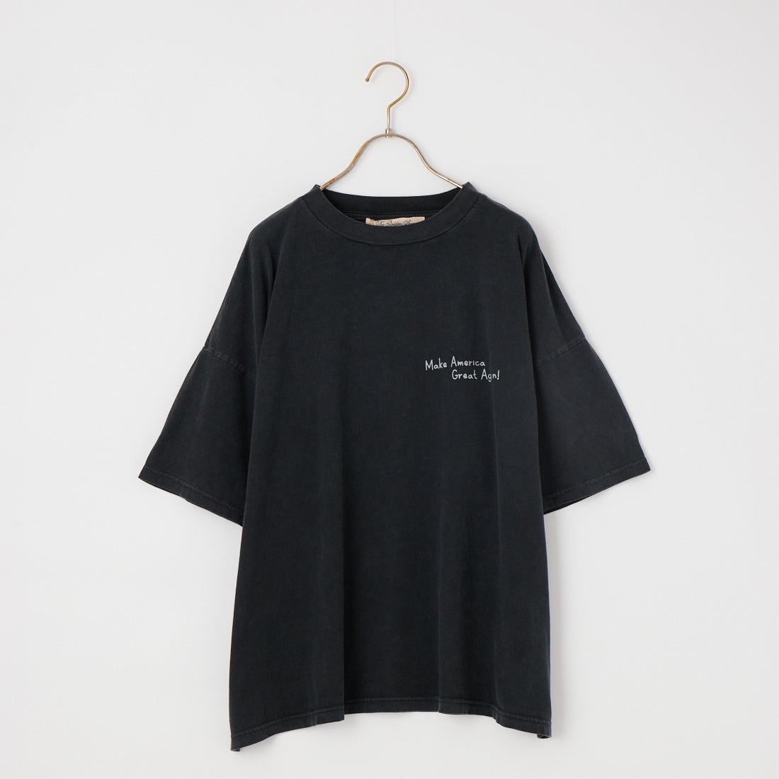 REMI RELIEF [レミレリーフ] 別注 SP加工ビッグプリントTシャツ RANDOM PRINT [RN30389197-JF] BLACK