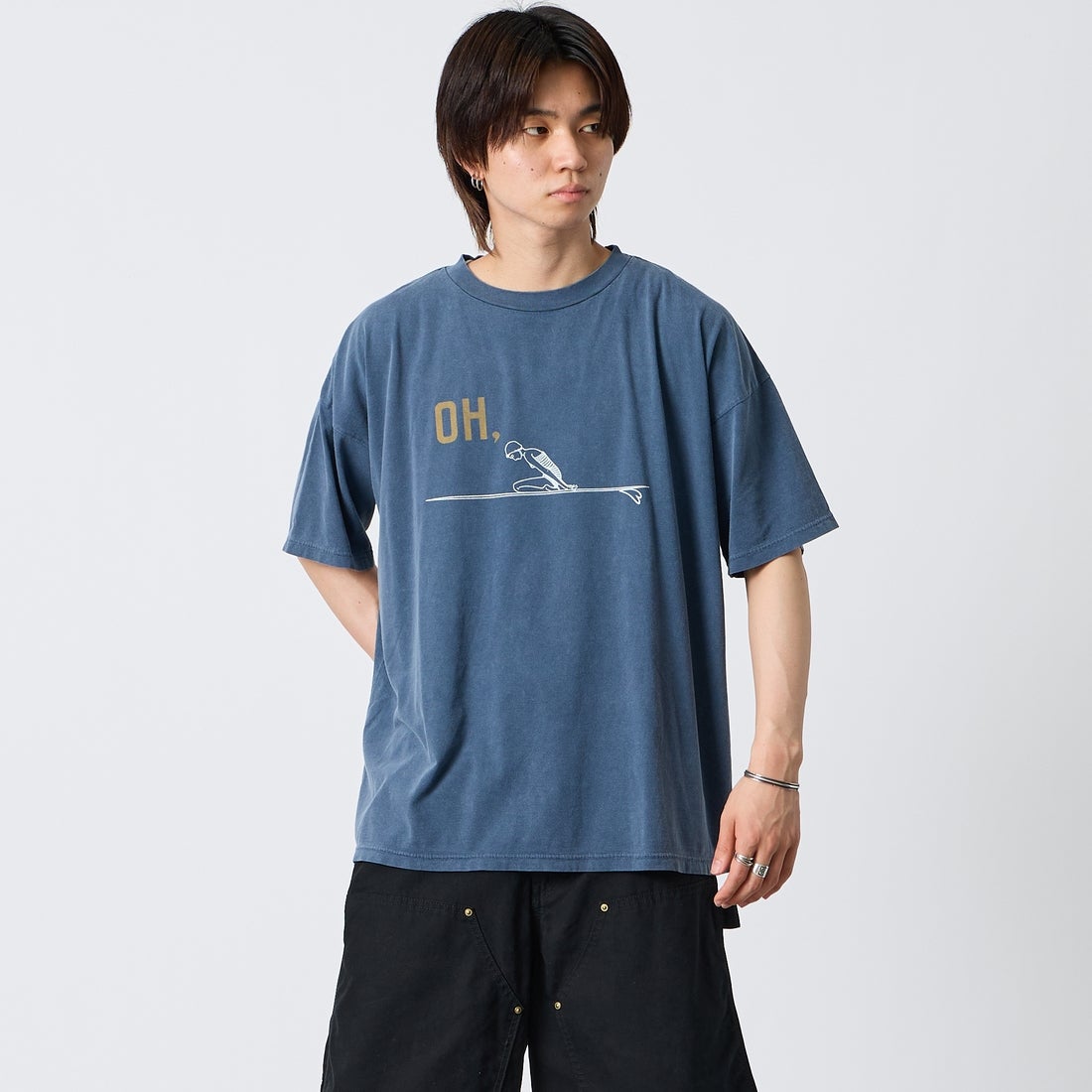 NAVY&&モデル身長：177cm 着用サイズ：S&&
