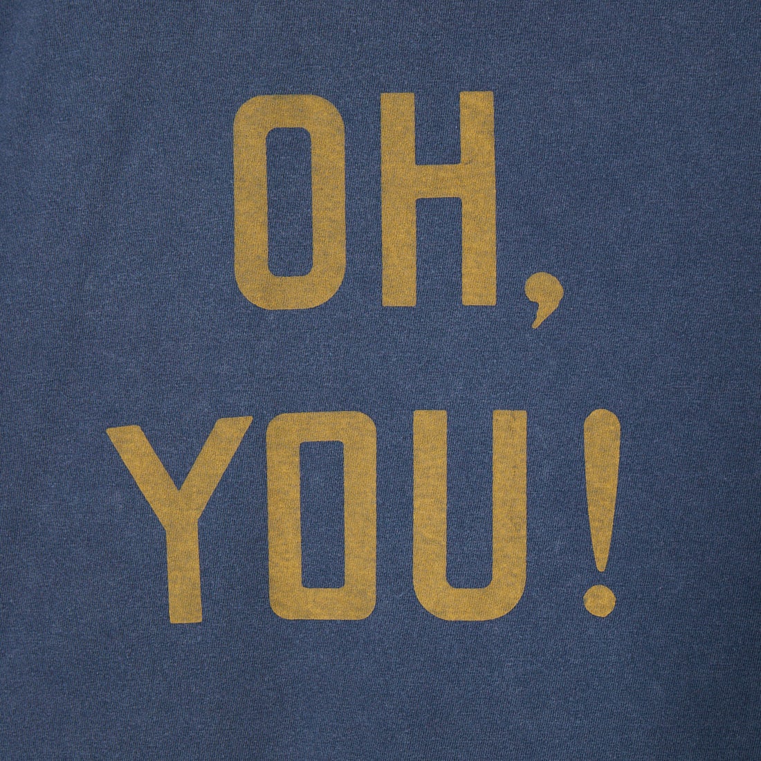 REMI RELIEF [レミレリーフ] 別注 SP加工ビッグプリントTシャツ OH. [RN30389196-JF] NAVY