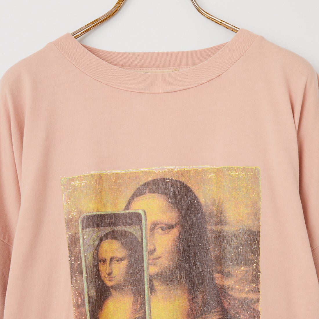 REMI RELIEF [レミレリーフ] 別注 SP加工ビッグプリントTシャツ ART [RN30389156-JF] L.PINK