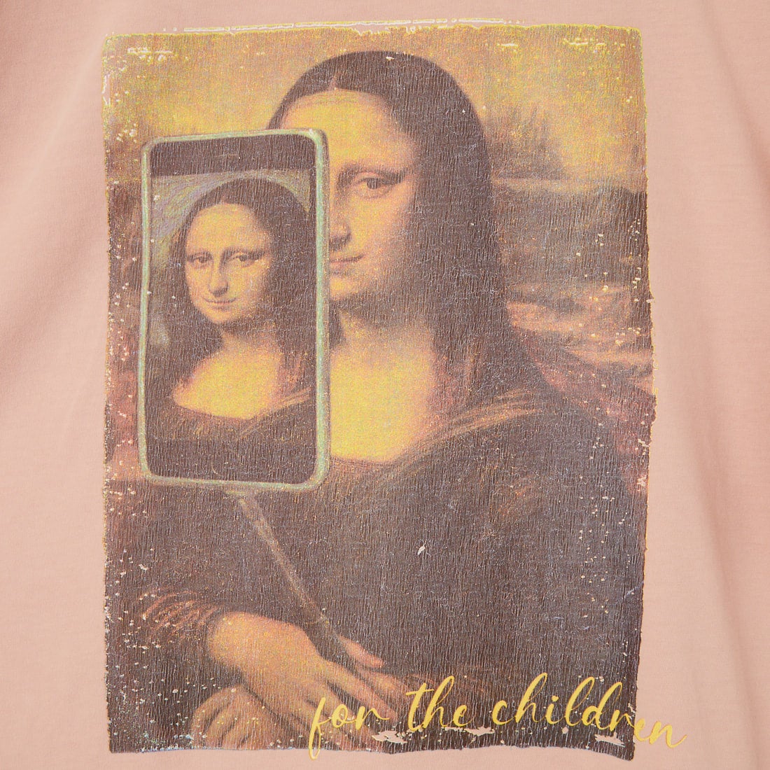 REMI RELIEF [レミレリーフ] 別注 SP加工ビッグプリントTシャツ ART [RN30389156-JF] L.PINK
