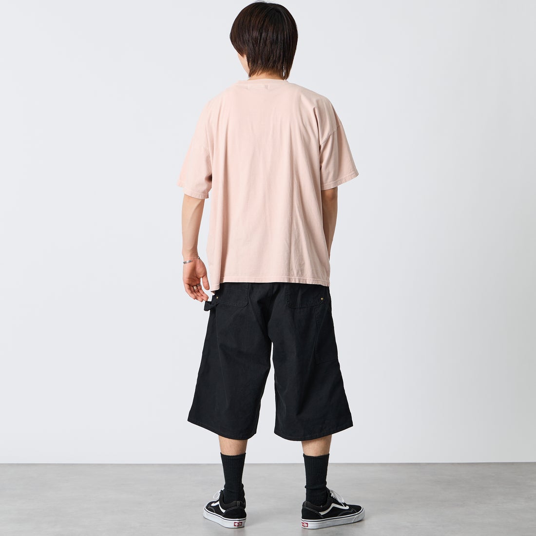 REMI RELIEF [レミレリーフ] 別注 SP加工ビッグプリントTシャツ WCATSTOCK [RN30389144-JF] L.PINK &&モデル身長：177cm 着用サイズ：S&&