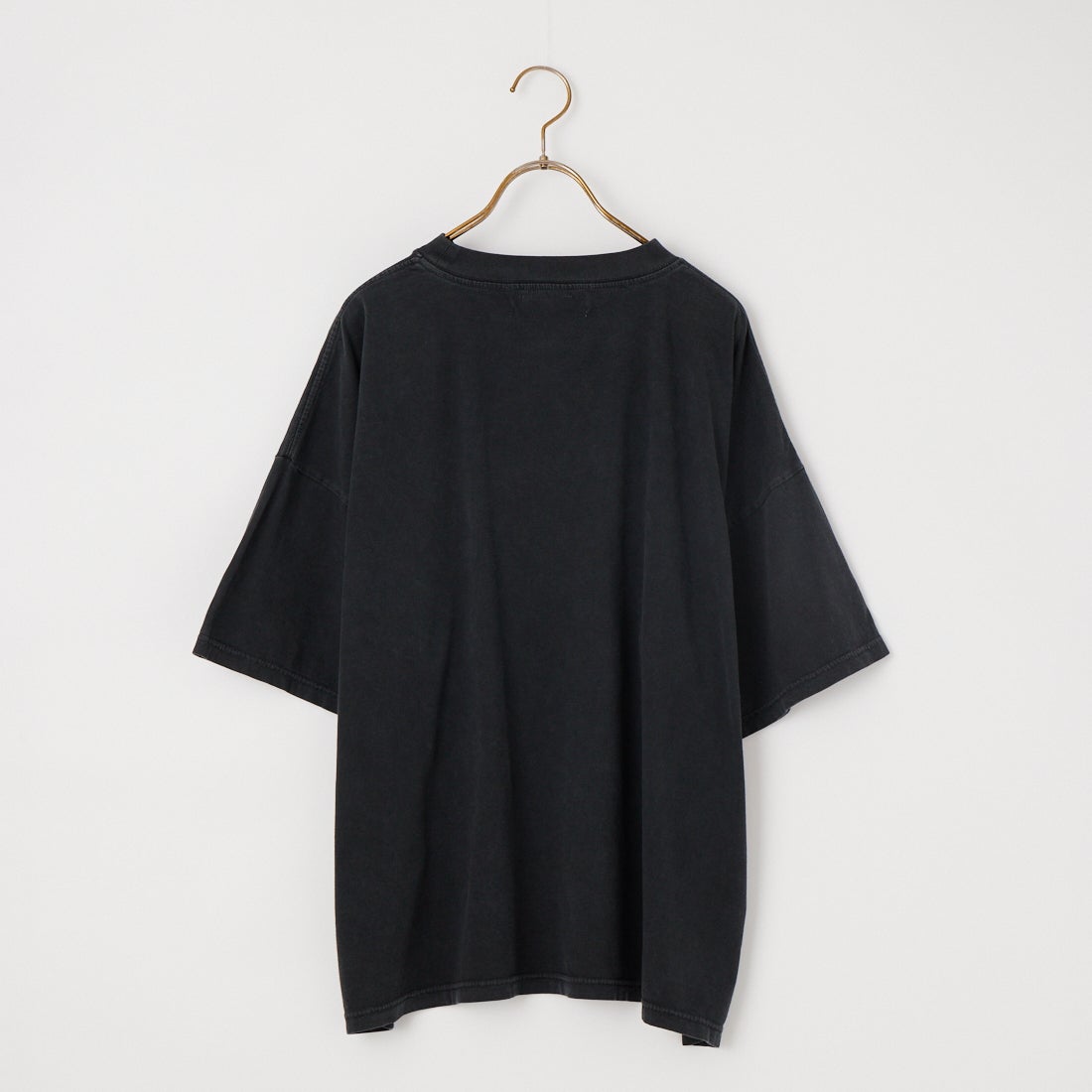 REMI RELIEF [レミレリーフ] 別注 SP加工ビッグプリントTシャツ BONE [RN27353166-JF] BLACK