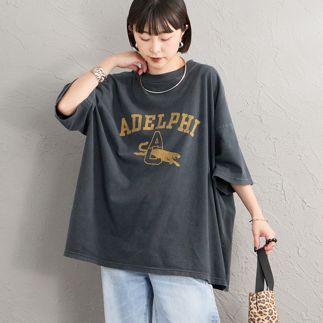 BLACK&&モデル身長：150cm 着用サイズ：F&&