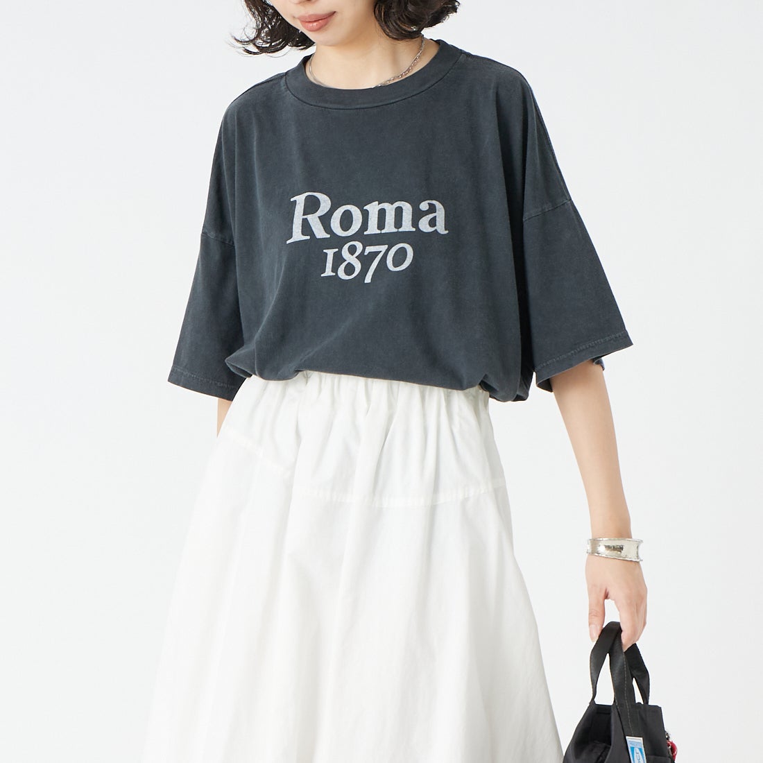 BLACK&&モデル身長：162cm 着用サイズ：F&&