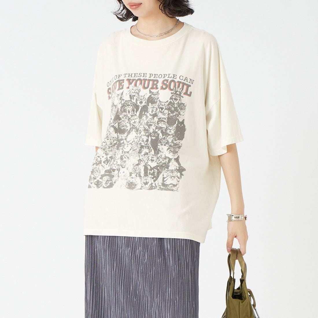 OFF WHITE&&モデル身長：162cm 着用サイズ：F&&
