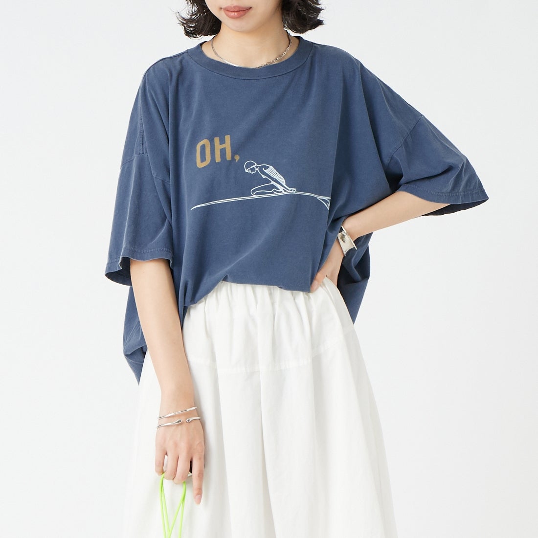 NAVY&&モデル身長：162cm 着用サイズ：F&&