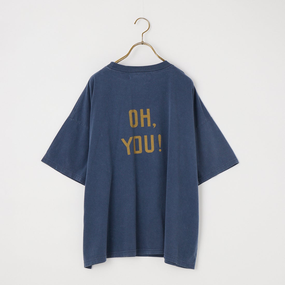 REMI RELIEF [レミレリーフ] 別注 SP加工ビッグプリントTシャツ OH. [RN30389196-JF] NAVY