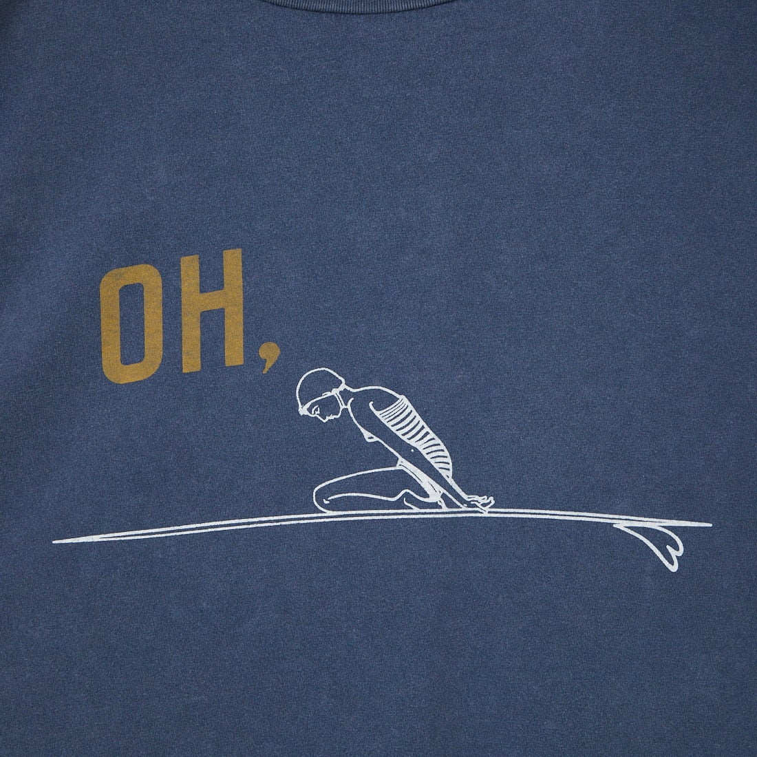 REMI RELIEF [レミレリーフ] 別注 SP加工ビッグプリントTシャツ OH. [RN30389196-JF] NAVY