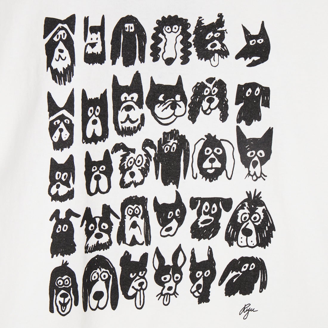 Good On [グッドオン] DOGS ショートスリーブTシャツ [OLSS1318P] WHITE