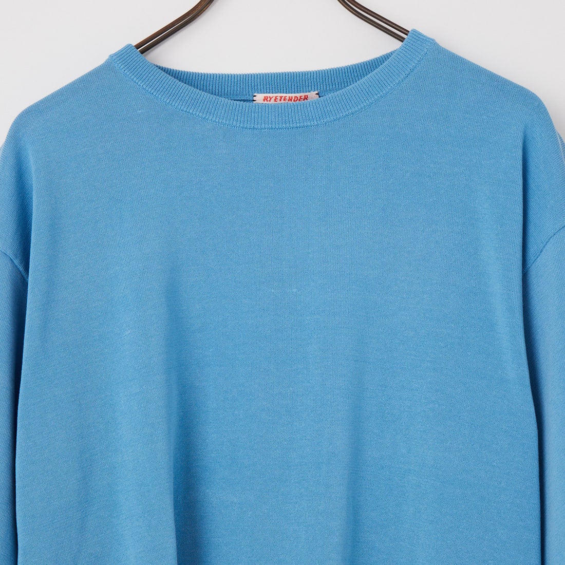 RYE TENDER [ライテンダー] 別注 ショートスリーブニットTシャツ [10012620-JF] BLUE