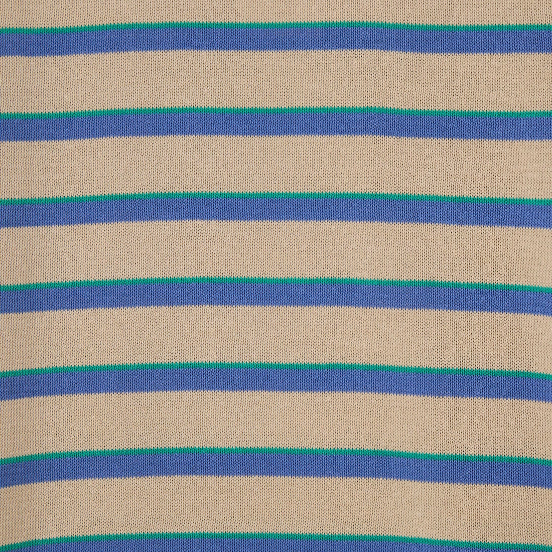 RYE TENDER [ライテンダー] 別注 ショートスリーブニットTシャツ [10012620-JF] BEIGE/BLUE