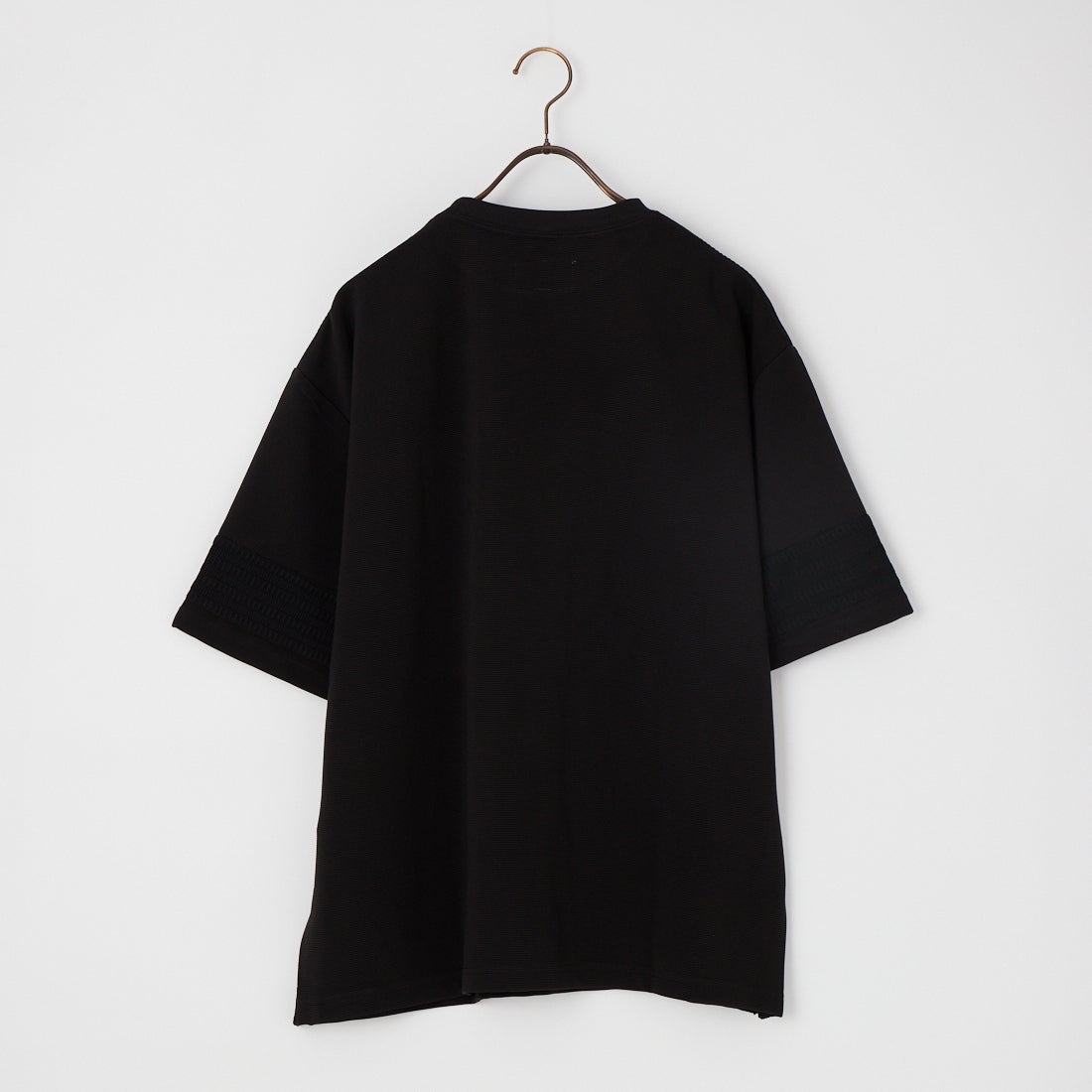 33Degrees [サーティスリーディグリーズ] パネルショートTシャツ [341053IN] BLACK