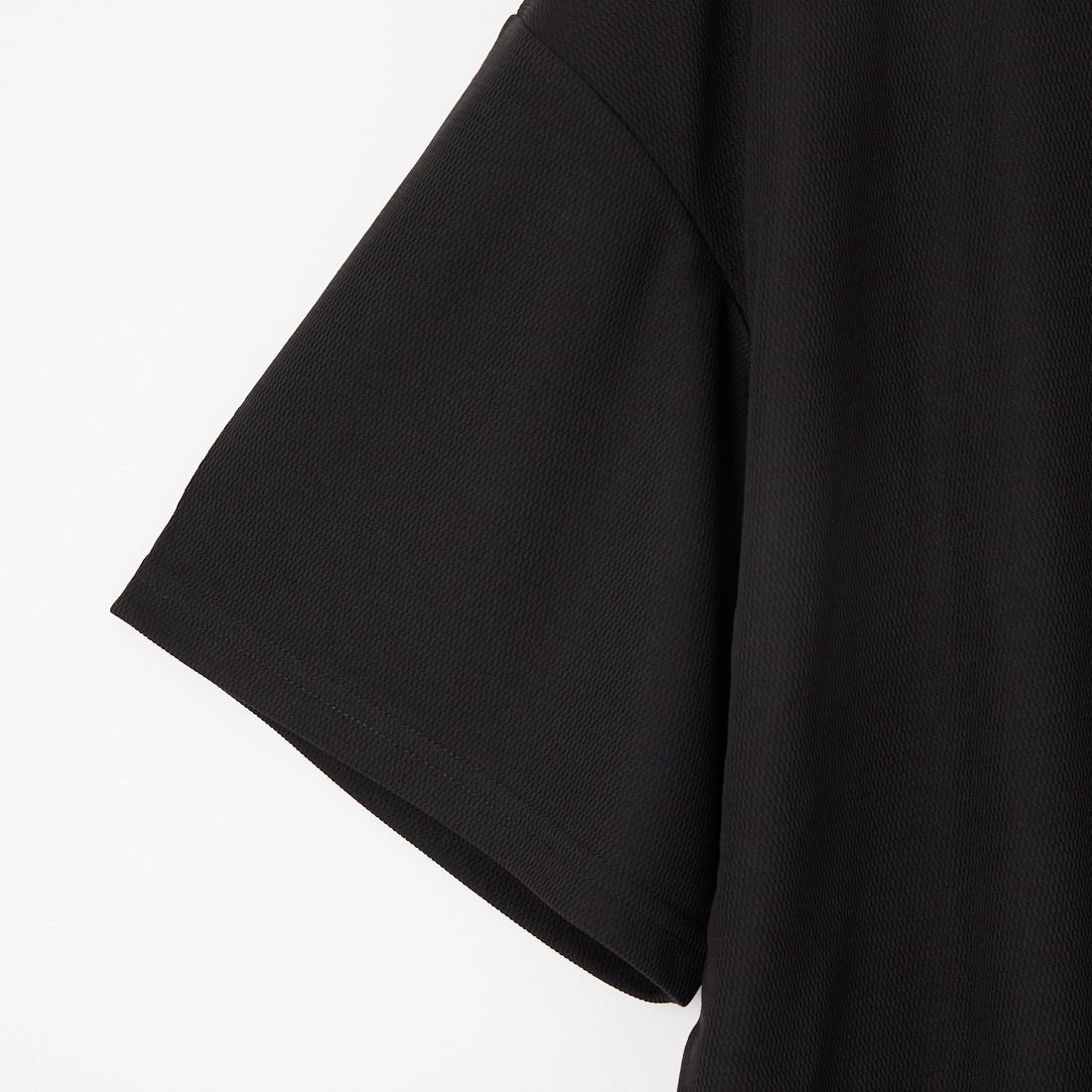 33Degrees [サーティスリーディグリーズ] レイヤードメッシュTシャツ [341062IN] BLACK