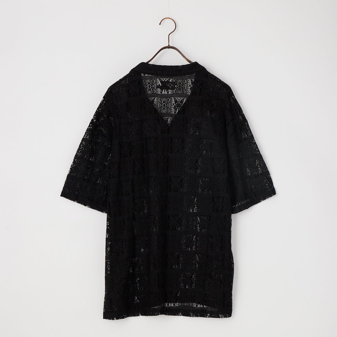 33Degrees [サーティスリーディグリーズ] バタフライレースシャツ [TH-4027] BLACK