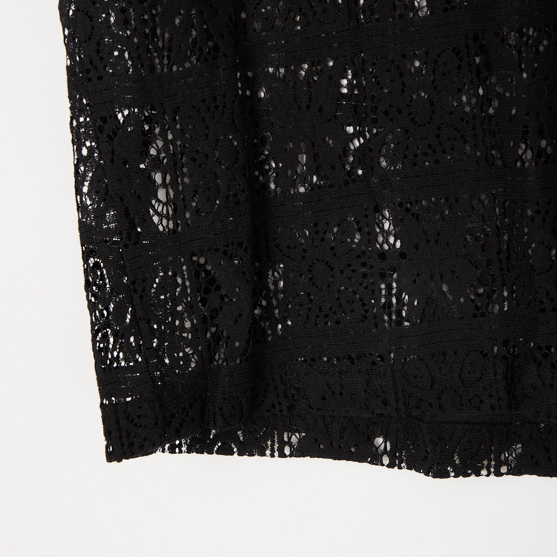 33Degrees [サーティスリーディグリーズ] バタフライレースシャツ [TH-4027] BLACK
