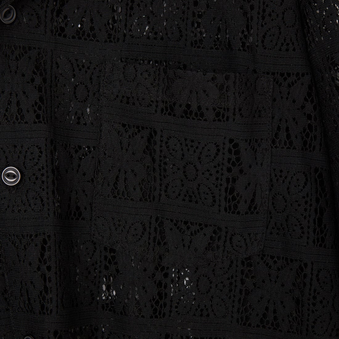 33Degrees [サーティスリーディグリーズ] バタフライレースシャツ [TH-4027] BLACK