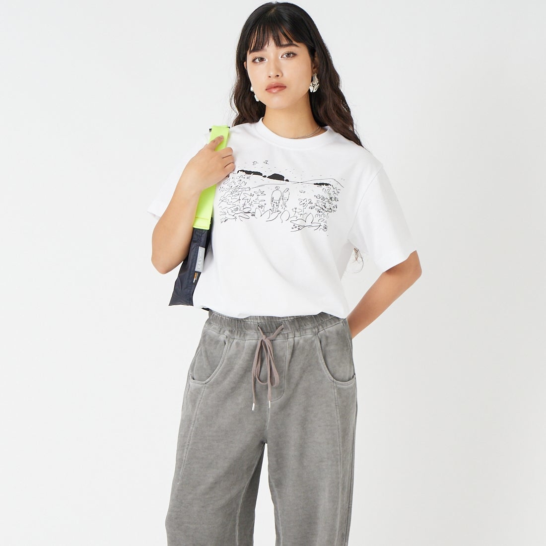 KEEN [キーン] Us4 ドリフトアイランドTシャツ [US4-DRIFT-ISLAND-TEE] 1032485 &&モデル身長：162cm 着用サイズ：S&&