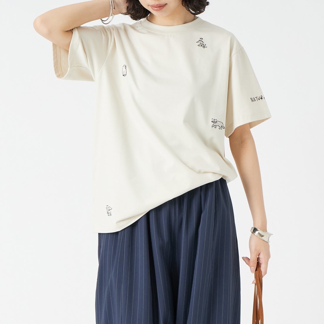 KEEN [キーン] Us4 ハーベストネイチャーライブズTシャツ [US4-HARVEST-NATURE] 1030971 &&モデル身長：162cm 着用サイズ：S&&