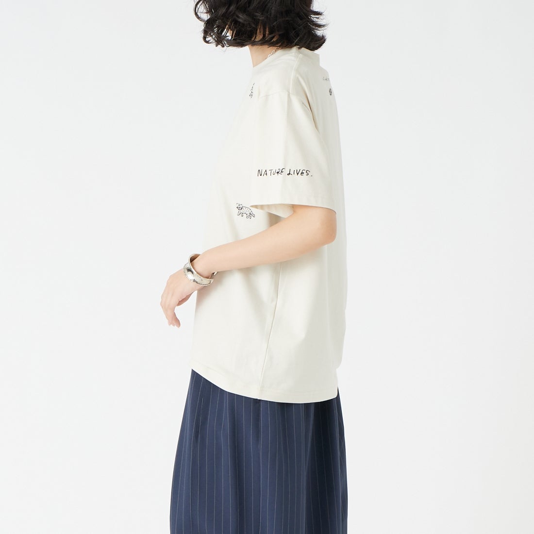 KEEN [キーン] Us4 ハーベストネイチャーライブズTシャツ [US4-HARVEST-NATURE] 1030971 &&モデル身長：162cm 着用サイズ：S&&