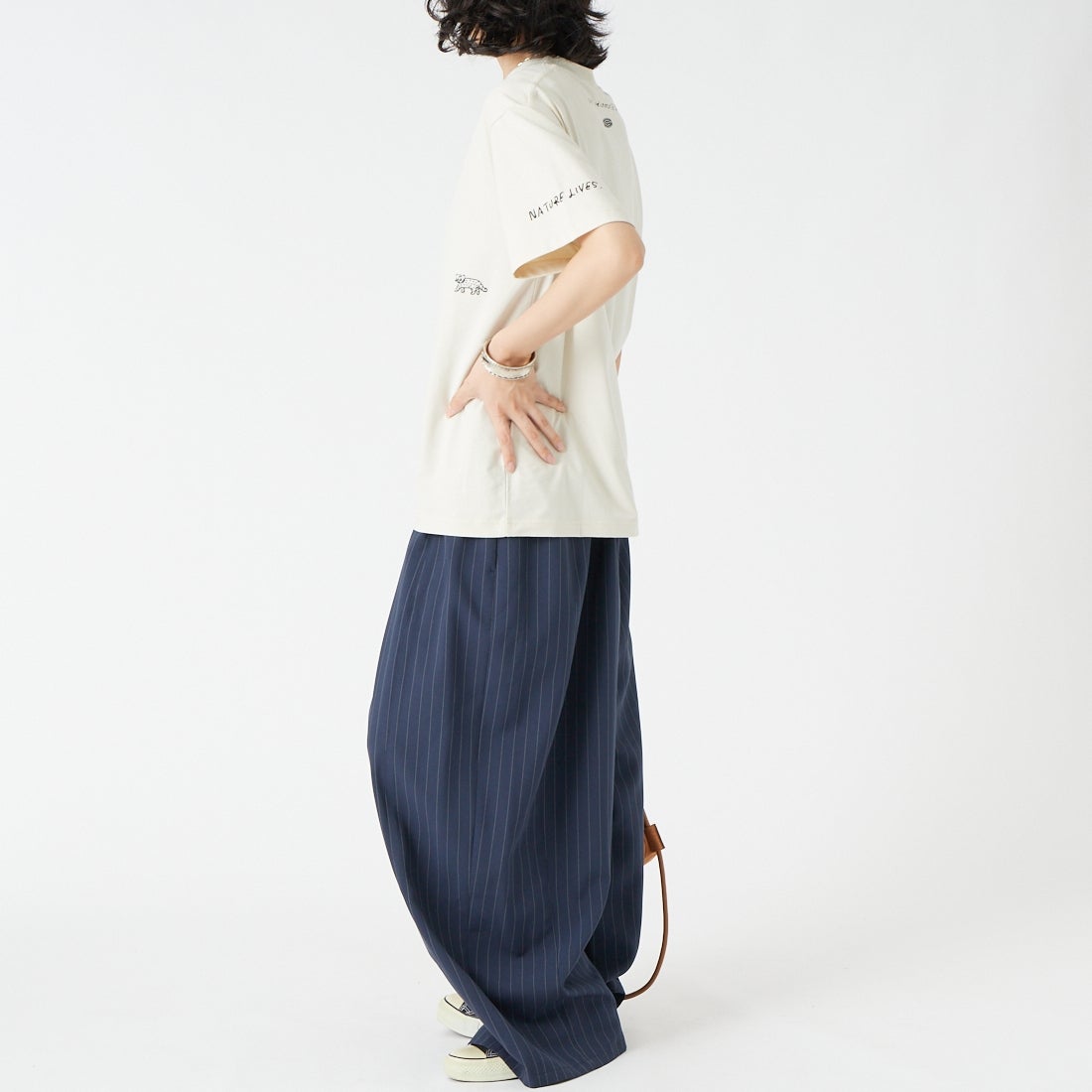 KEEN [キーン] Us4 ハーベストネイチャーライブズTシャツ [US4-HARVEST-NATURE] 1030971 &&モデル身長：162cm 着用サイズ：S&&